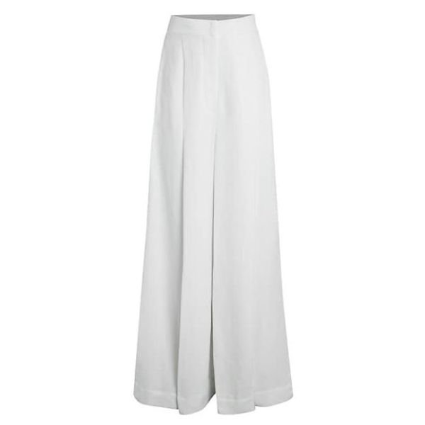 Wide Leg Linen Blend Pants