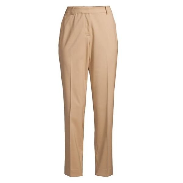 Stretch Wool Ankle Pants