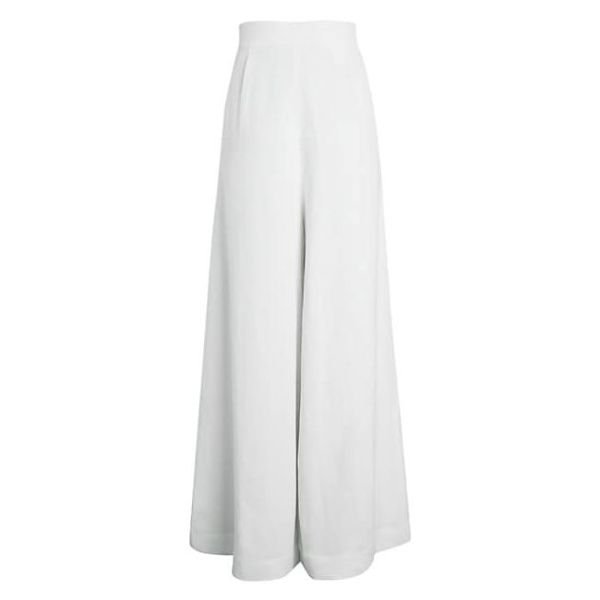 Wide Leg Linen Blend Pants