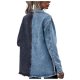 Women's Coat Casual / Daily Fall Winter Regular Coat Shirt Collar Regular Fit Casual Jacket Solid Color Others Blue / Cotton