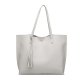 Tassel shoulder bag handheld large capacity tote bag shopping bag