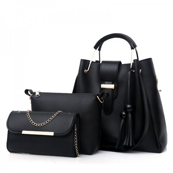 Fashion Bead Tassel Mother Bag Three Piece Set