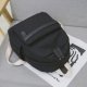 Solid canvas backpack